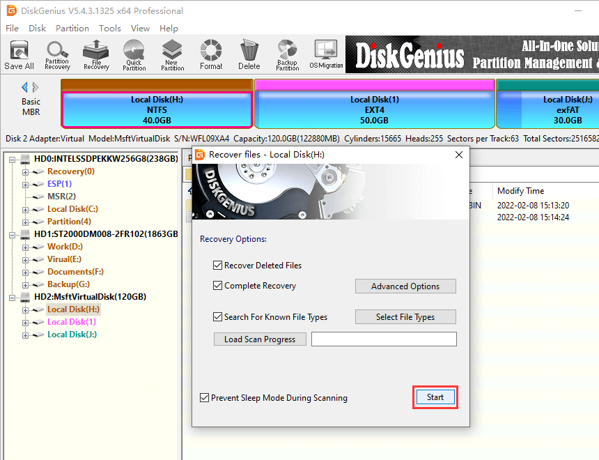 recover data on hard drive