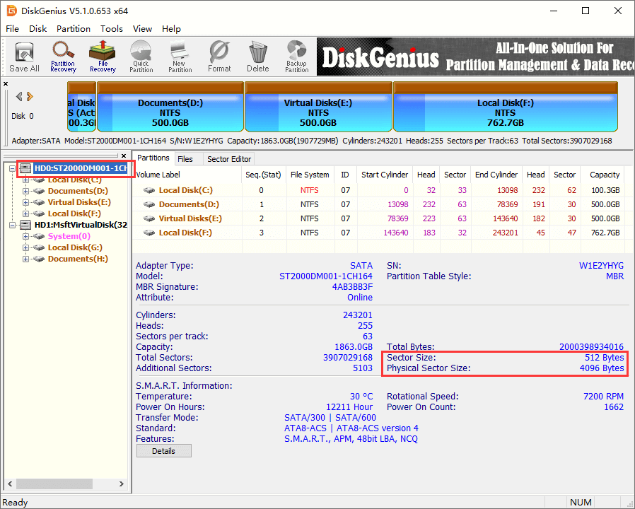 4K Partition Alignment