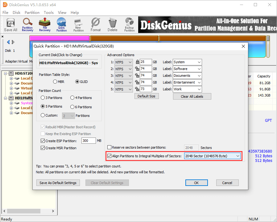 Partition External Hard Drive 