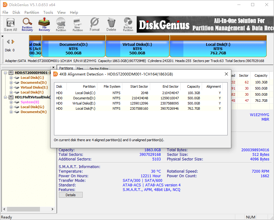 4K Partition Alignment