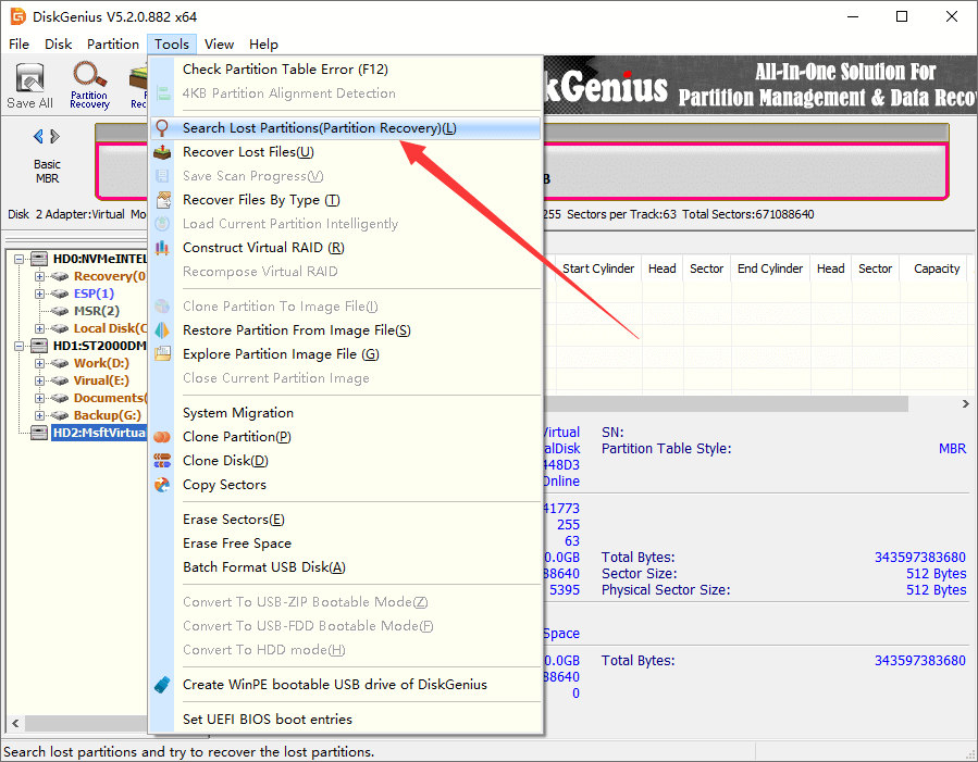 USB Partition Recovery