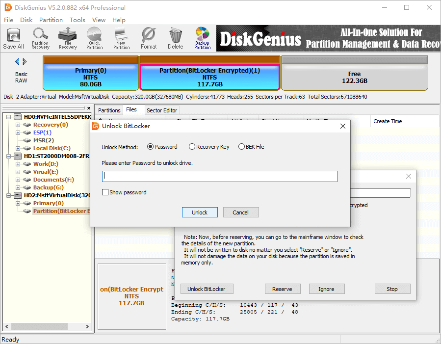 recover lost partition