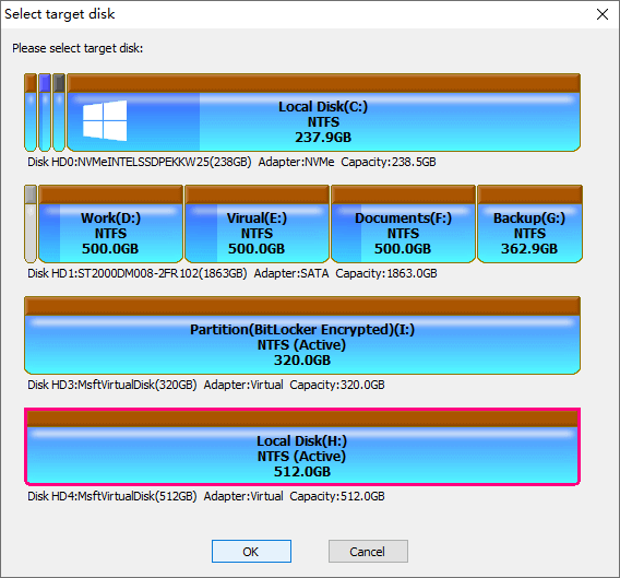 Clone BitLocker drive