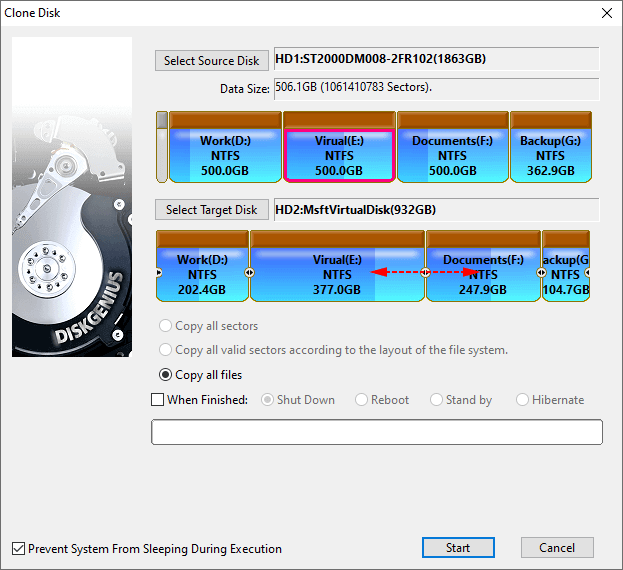 clone hard drive to smaller SSD
