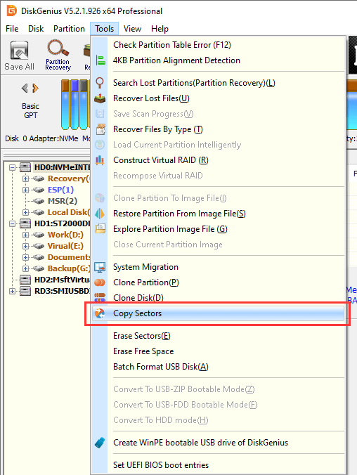 How to clone hard drive with bad sectors and recover data