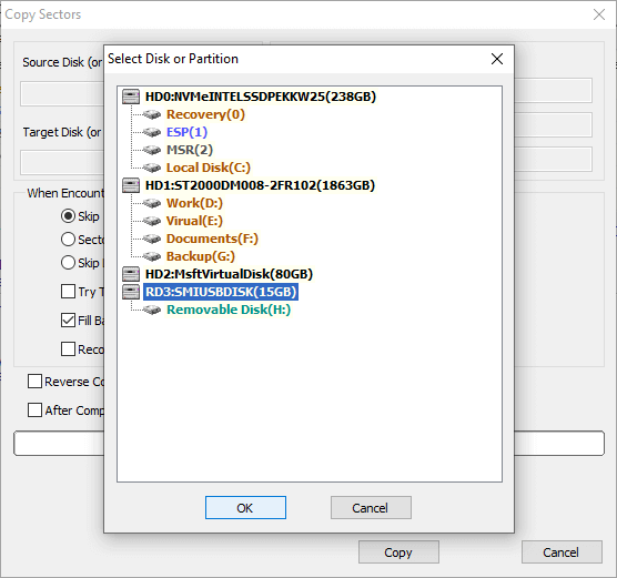 Recover Data from HDD