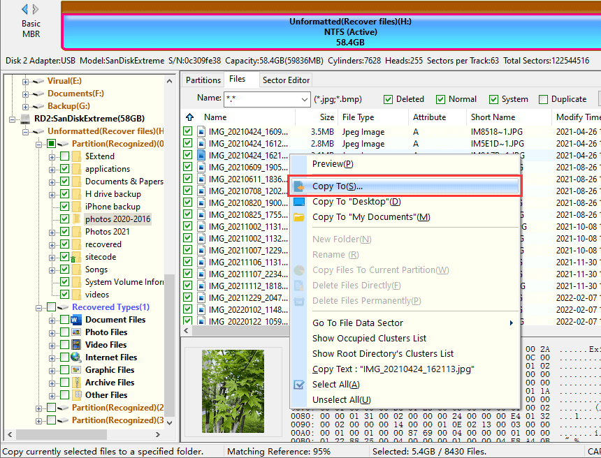 convert RAW to NTFS without losing data