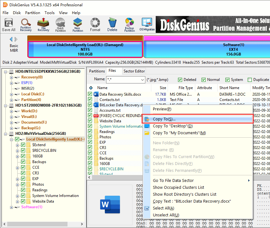 damaged partition recovery open source software