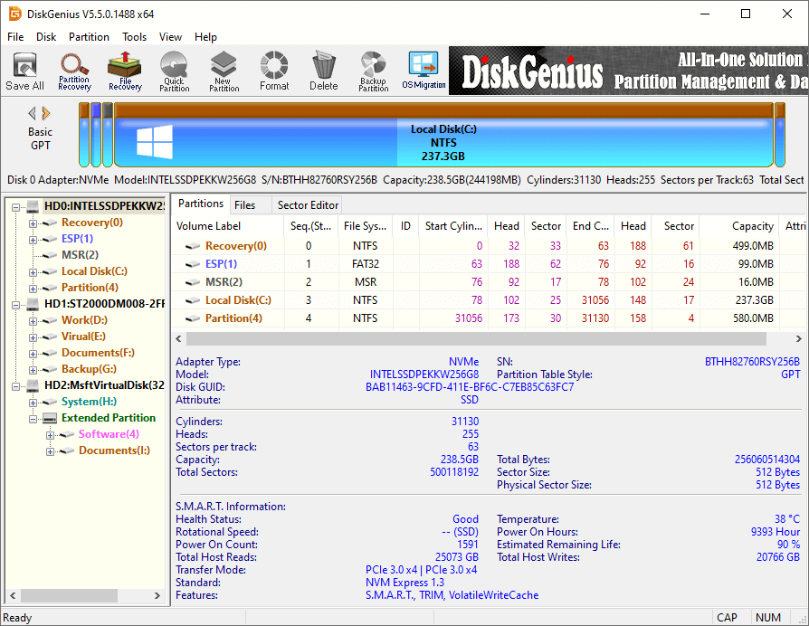 Partition manager