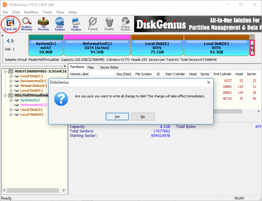 ssd unallocated