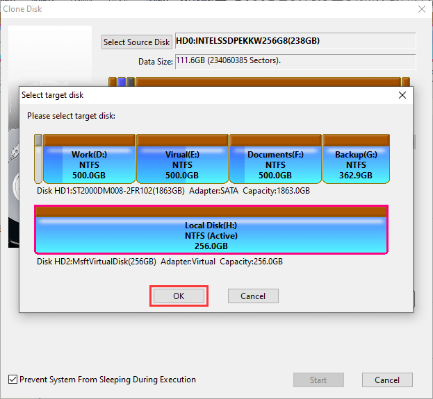 clone c drive to SSD windows 10