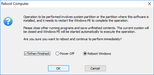 extend partition