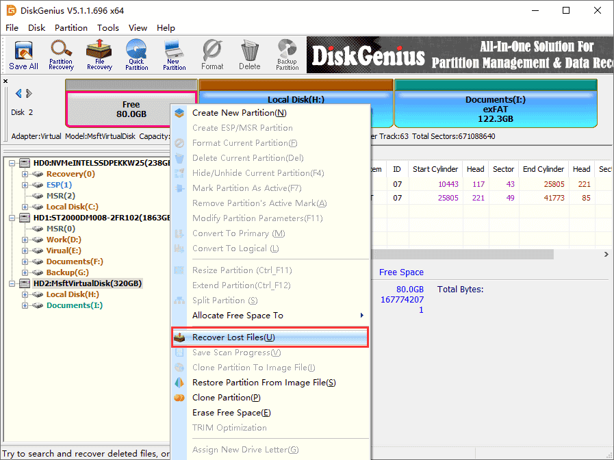 unallocated hard drive