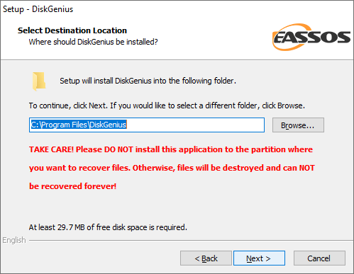 fix RAW partition without losing data