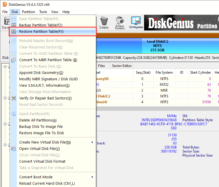 How To Fix Invalid Partition Table Error On Windows 10 8 7 Xp