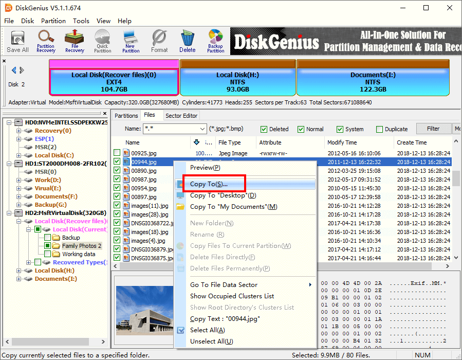 convert NTFS to EXT4