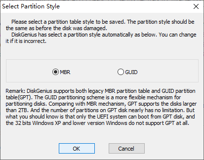 Undelete Partition