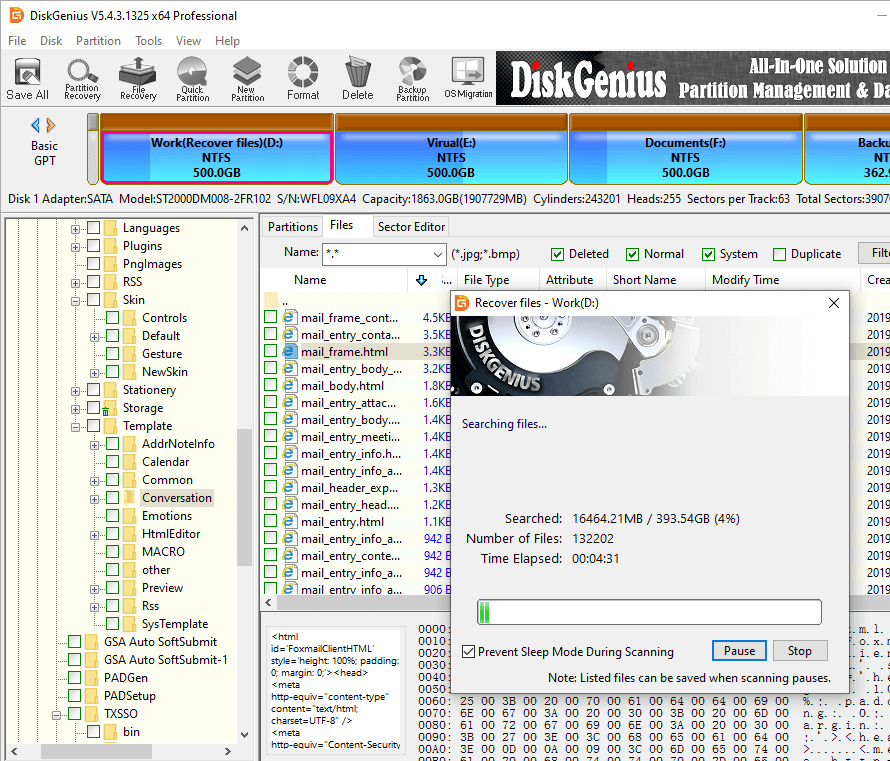 Files Disappeared from External Hard Drive