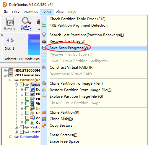 Recover Lost Data with DiskGenius