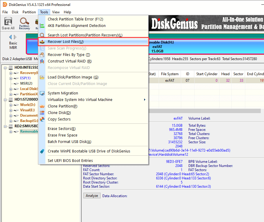 USB Partition Recovery