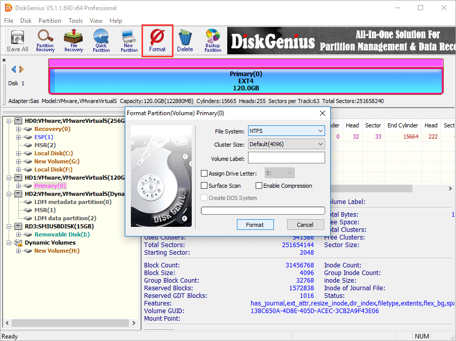 hard drive formatting tool for windows