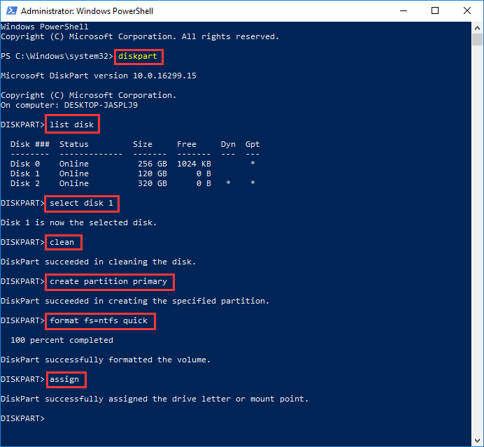 reformat hard drive