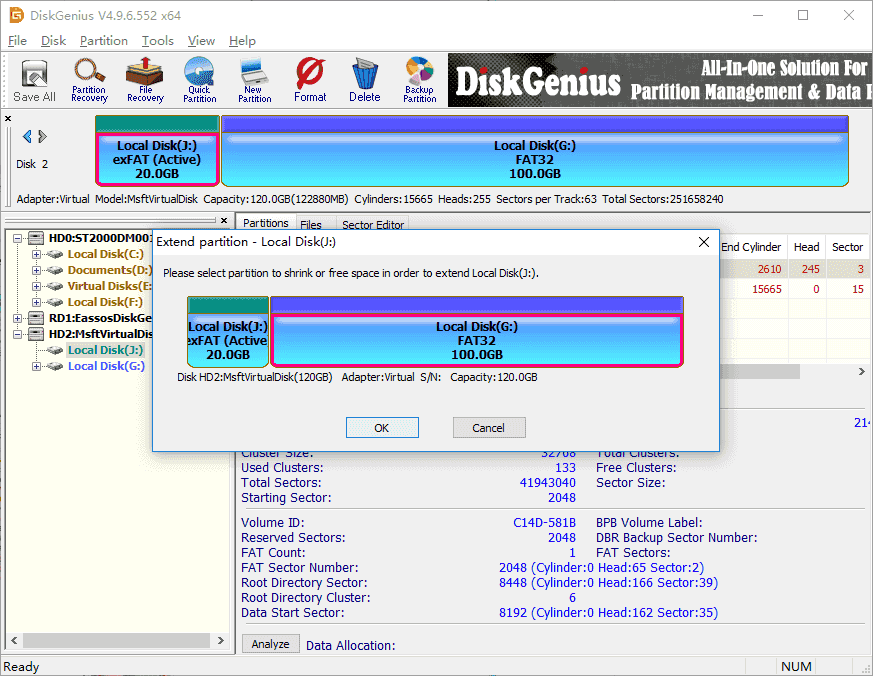 resize partition Windows 10