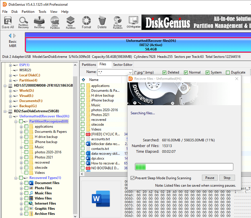 format SD card