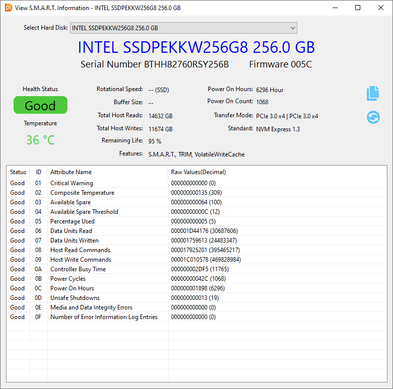 smart status bad backup and replace