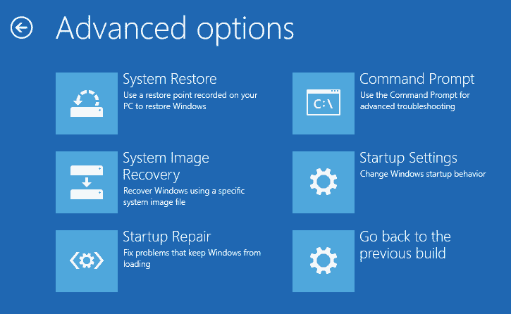 There was a problem resetting your PC