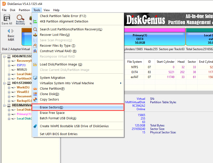 Windows 7에서 좋은 솔리드 하드 드라이브 지우기