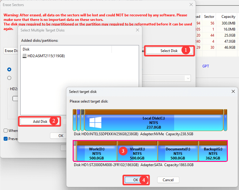 wipe hard drive windows 10
