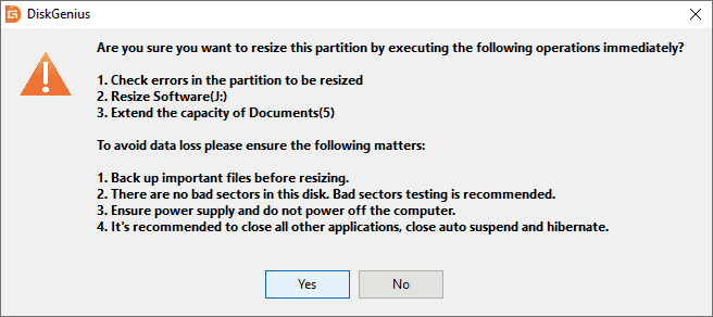 Add Free Space to Partition