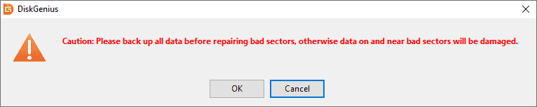 repair bad sectors