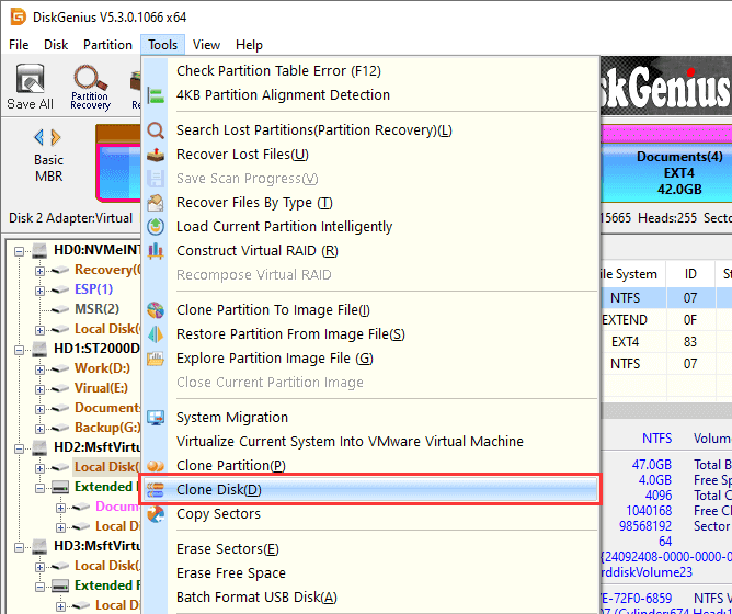 clone hard drive to virtual disk