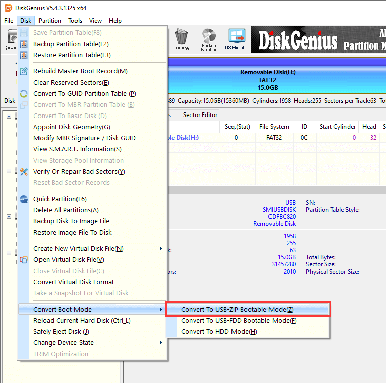 Gummi Fremhævet i mellemtiden Create Bootable USB Disk - DiskGenius