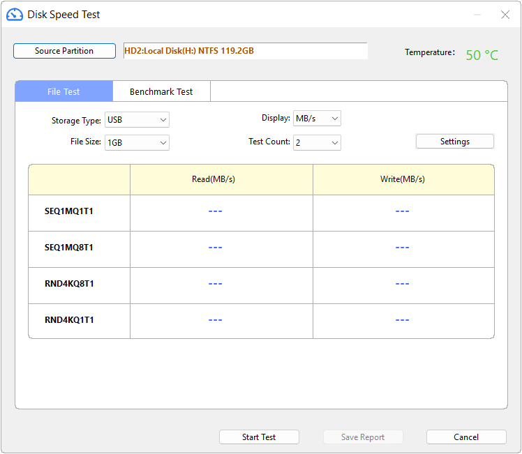 Disk Speed Test
