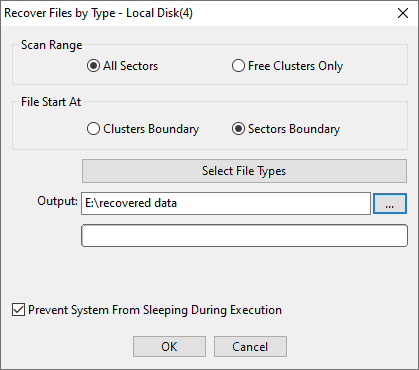 Recover Files By Type