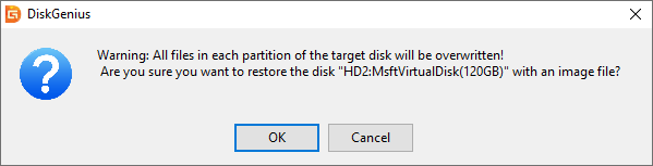 Restore Disk From Image File