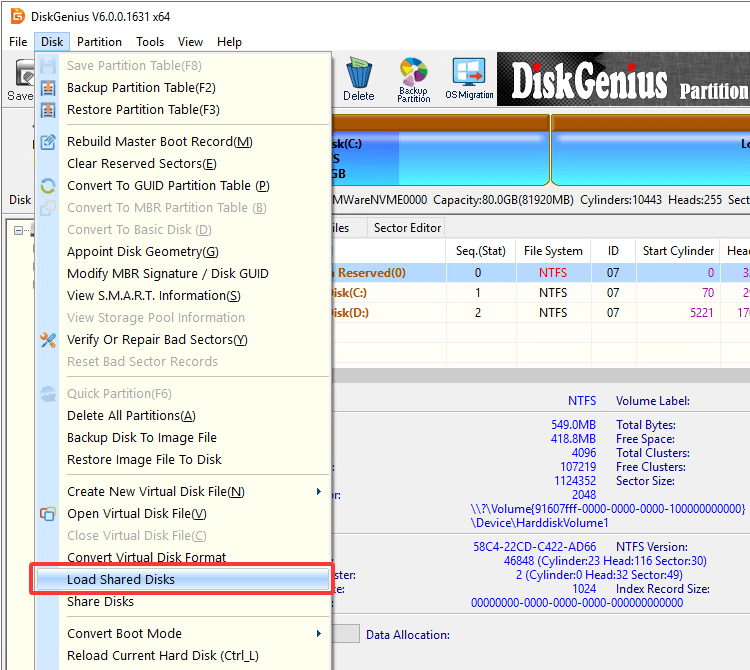 share disk