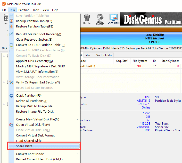 share disk