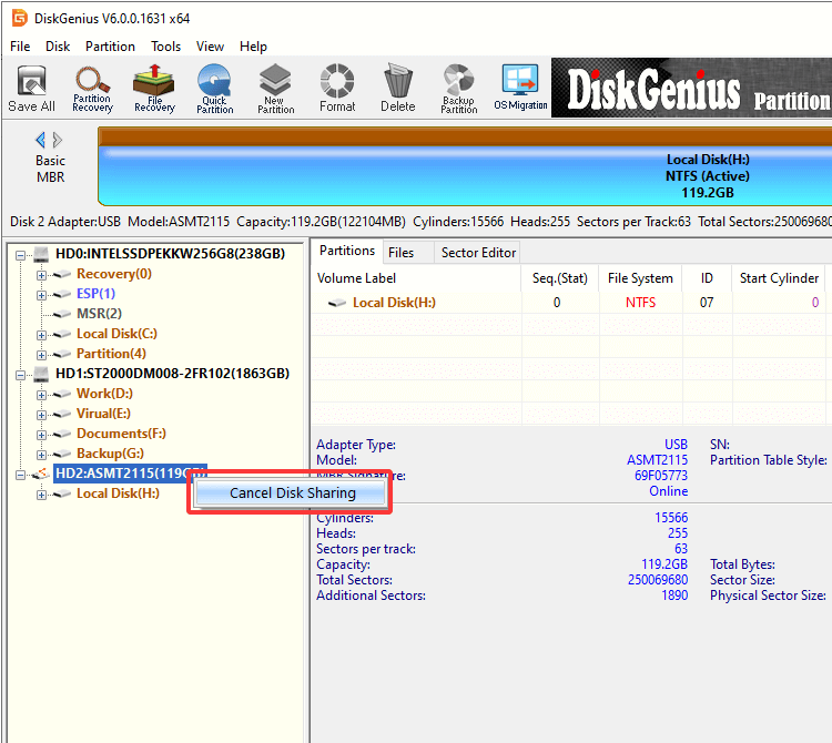 share disk