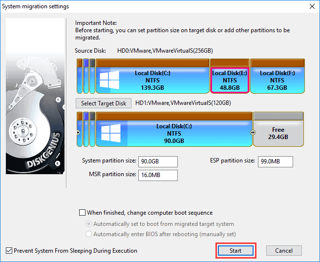 Device Not Migrated