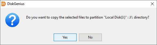Write Files To Partition